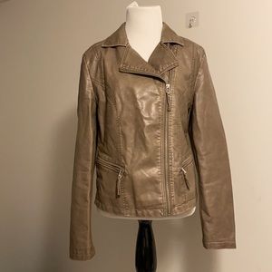 Marc New York faux leather moto style jacket